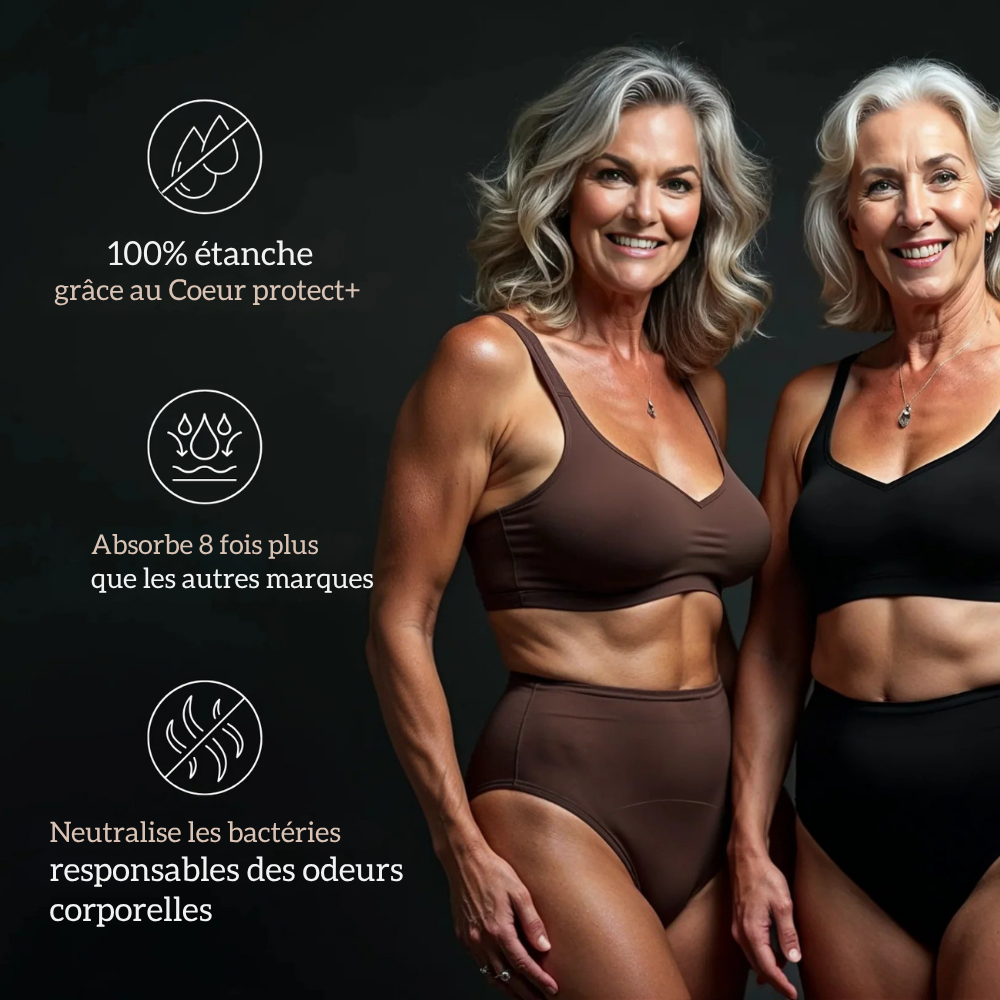 Dignita | Lot x4 Culottes Anti-Fuite discrète et confortable